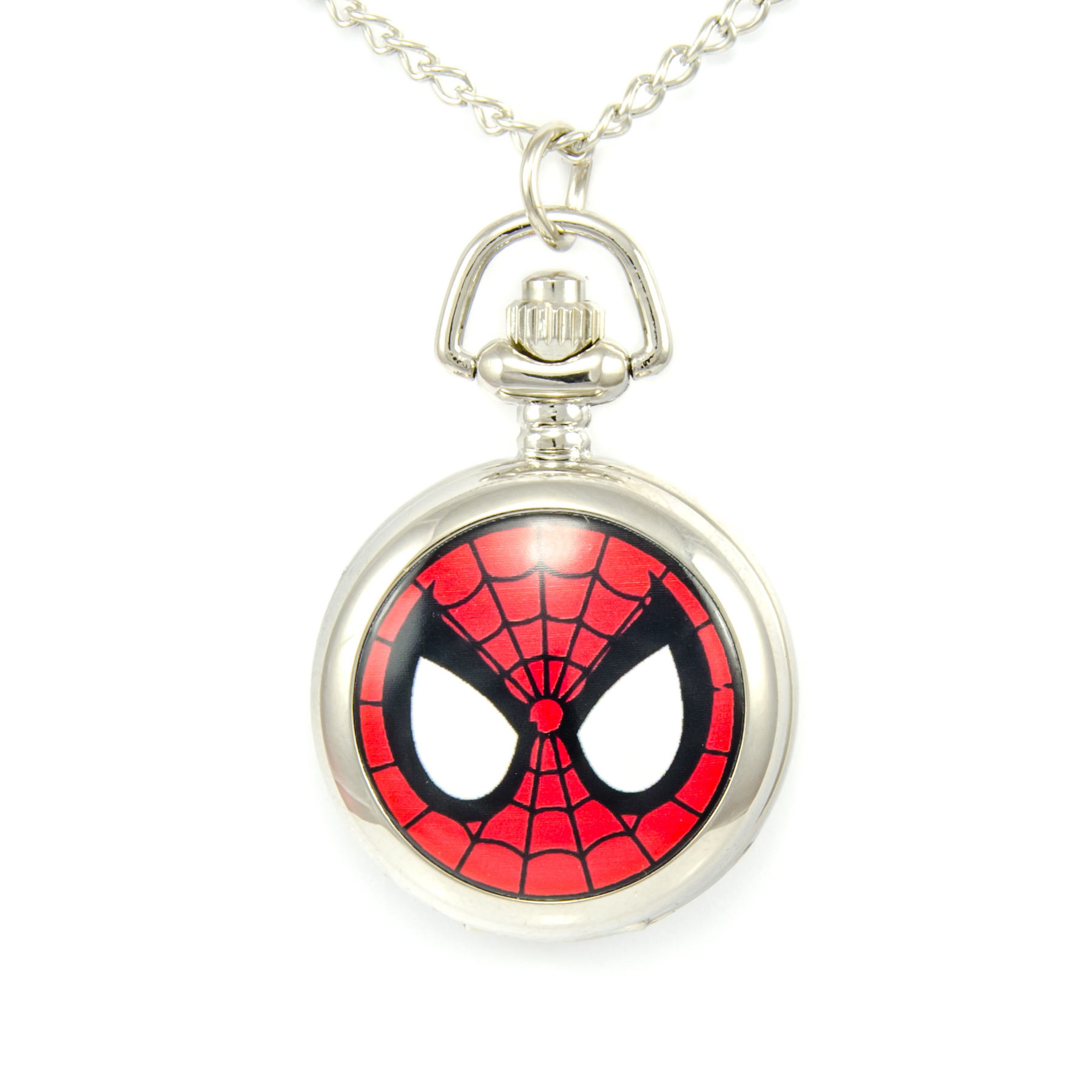 JewelsHall Náhrdelník kapesní hodinky - Spiderman