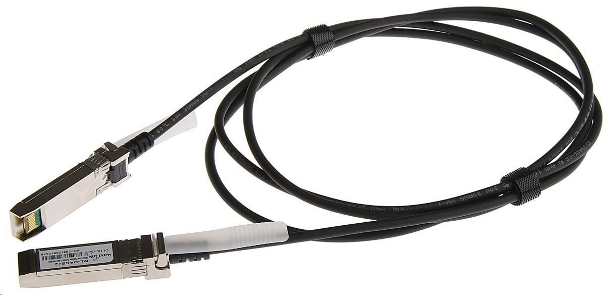 MaxLink 10G SFP+ DAC kabel, pasivní, DDM, Cisco, UBNT, MikroTik compatible, 2m