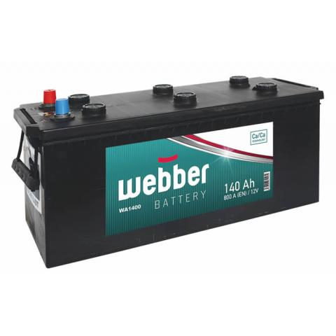 Car Battery WEBBER 12V 140AH 800A