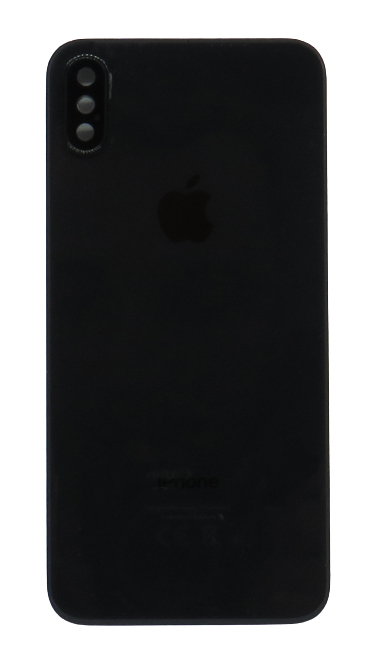 Iphone X zadní sklo + Sklíčko kamery - space grey barva