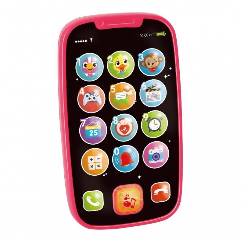 Babajáték Bo Jungle B-My First Smart Phone Red Mobiltelefon