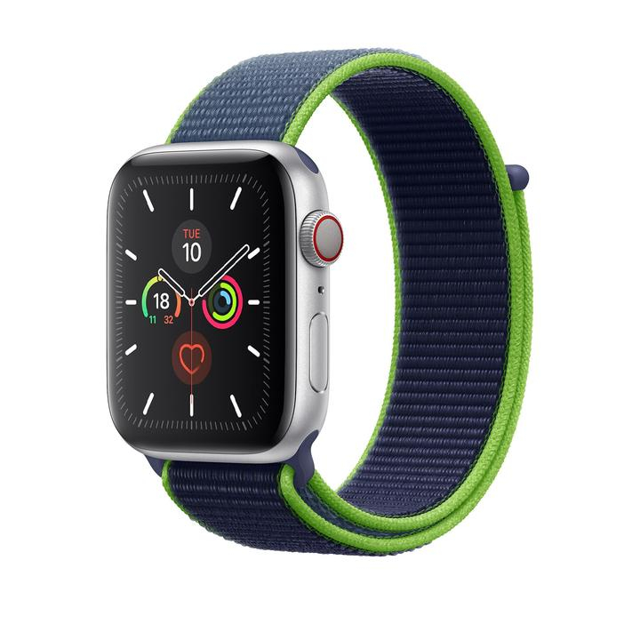 Látkový řemínek pro Apple Watch - Neon Lime - 42, 44, 45, 49mm