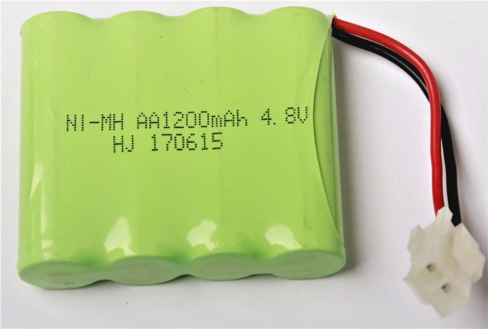 RCskladem Baterie Ni-MH 1200mAh 4.8V RTR 1:1 Bat1200mAh48V zelená
