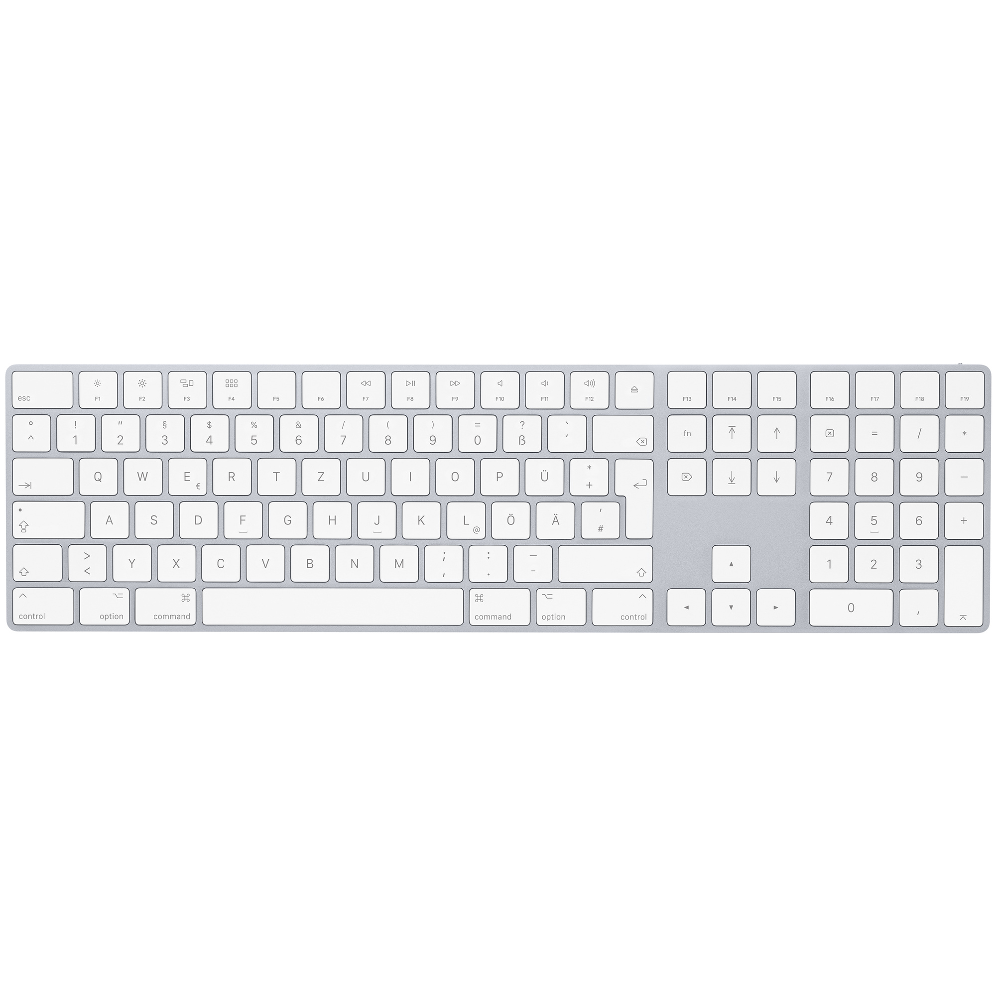 Klawiatura Apple Magic z klawiaturą numeryczną – niemiecka – MQ052D/A