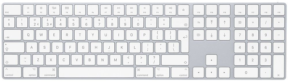 Apple Magic Keyboard NUM, SK, biela