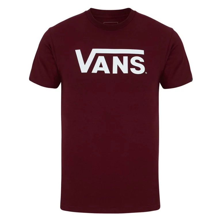 T-shirt Homme Vans MN Classic Burgundy/White VN000GGGZ281 (M) (Burgundy)