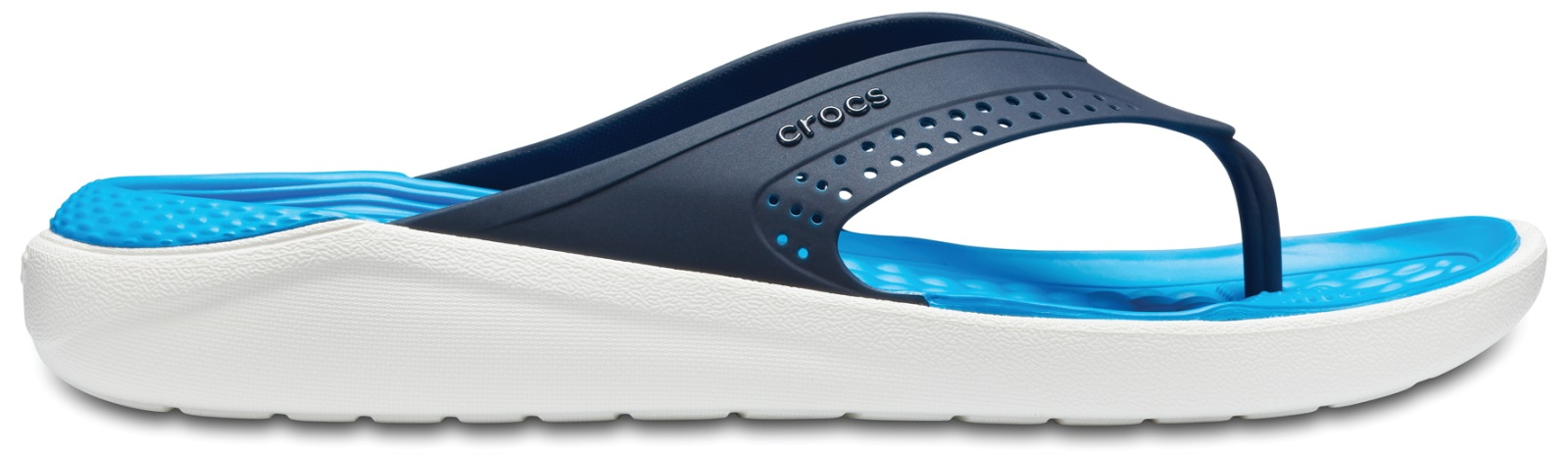 Men's Crocs LiteRide Flip Flops Dark Blue 36-37