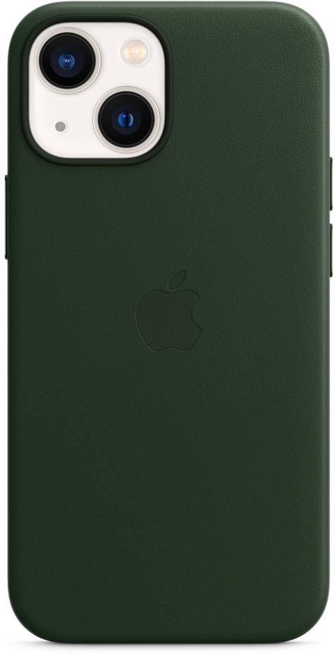 Telefon tok Apple iPhone 13 mini mamutfenyőzöld bőr MagSafe tok