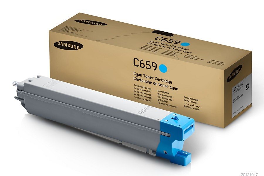 Tonerová kazeta azurovej farby Samsung CLT-C659S (20 000 strán)