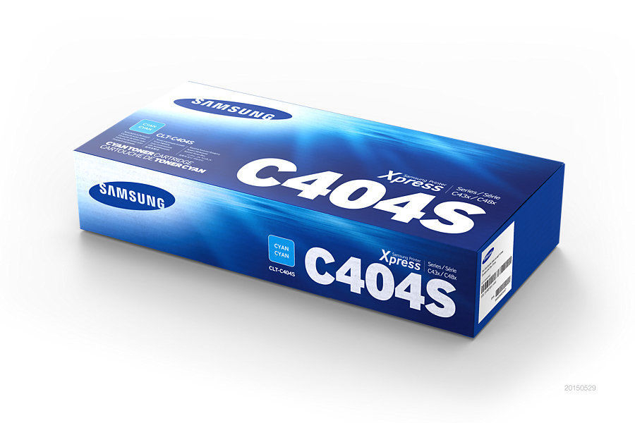 Toner Samsung CLT-C404S, azúrová