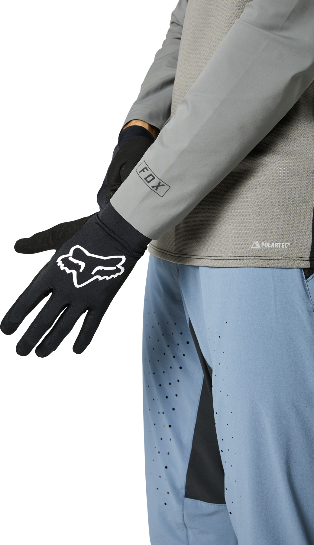 FOX Flexair black mtb gloves Size: XL
