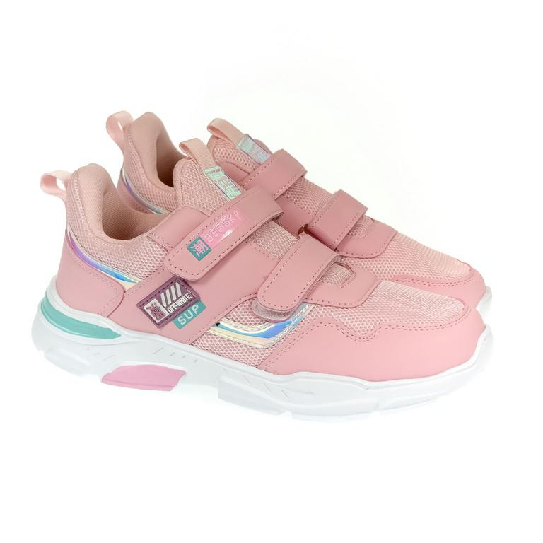 Children's pink sneakers BESSKY DEWA