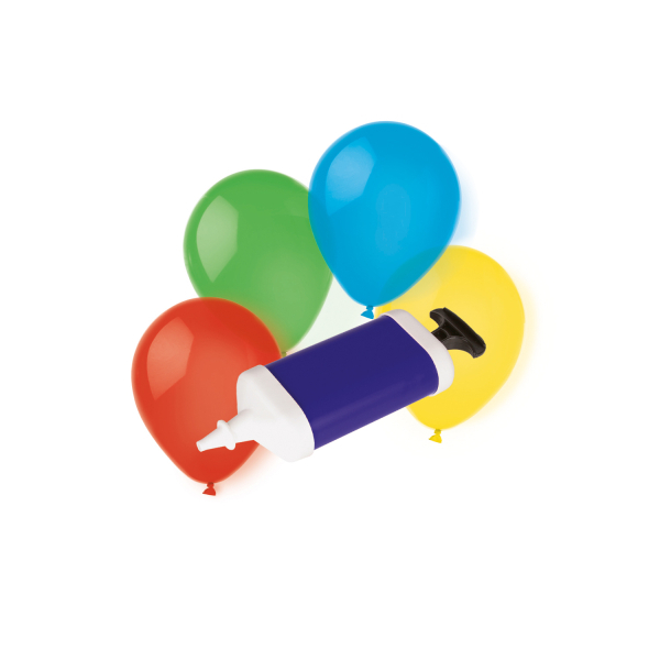 Pastell-Latexballons 10 Stück mit Pumpe