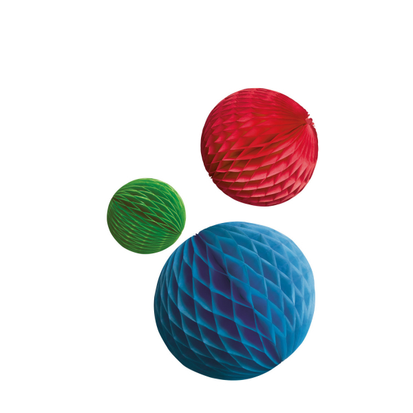 Set of paper balls - color mix