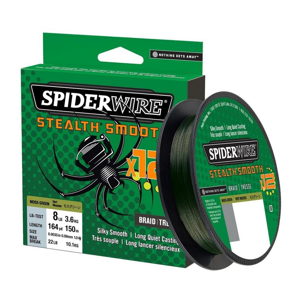 SpiderWire Braid Stealth® Smooth 12 verde 150m 0,11mm