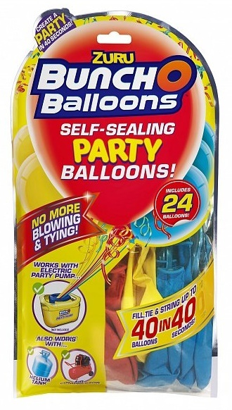 Zuru - party balónky (červená, modrá, žlutá)