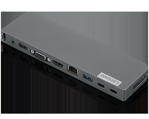 Lenovo USB-C Mini Dock grijze dockingstation