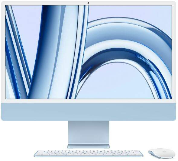 Apple iMac 24" M3 CZ Modrý