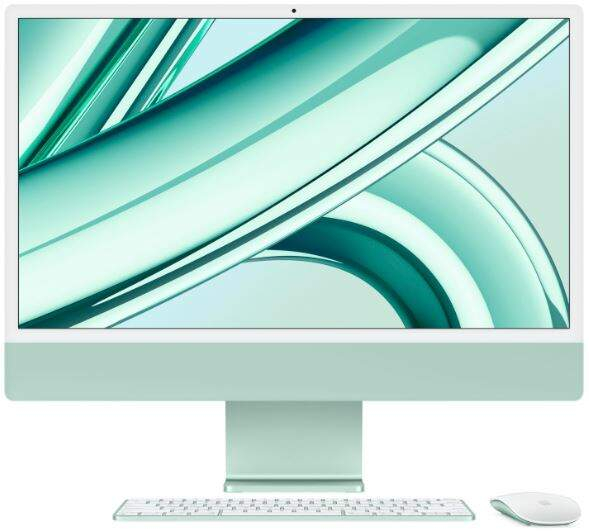 All in One computer Apple iMac 24" (2023) 4.5K Retina M3/8-core GPU/8 GB/256 GB/MQRN3CZ/A green