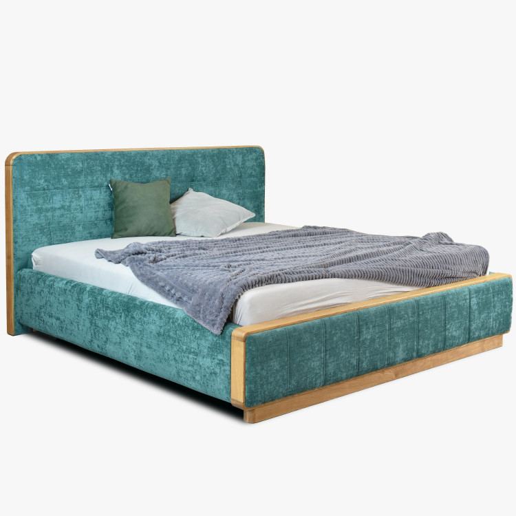 Upholstered king size bed 180 x 200