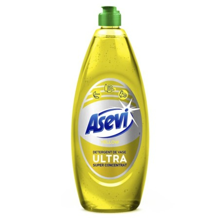 Detergent de Vase Asevi Yellow, Ultra Super Concentrat, 650 ml...