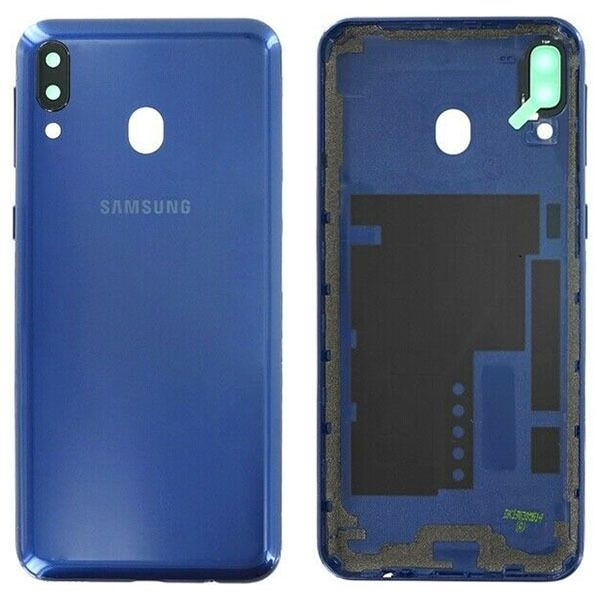 Tampa traseira Samsung Galaxy M20 (M205F) + vidro da câmera - azul