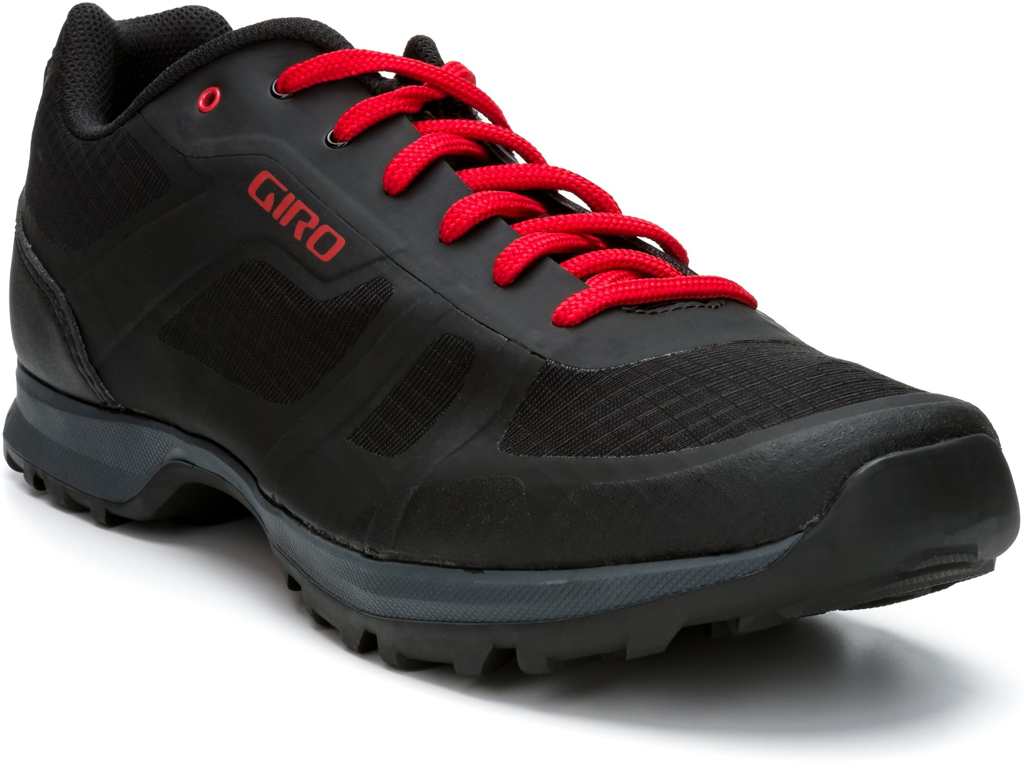 Kerékpáros cipő GIRO Gauge kerékpáros cipő, fekete/világos piros, 46-os