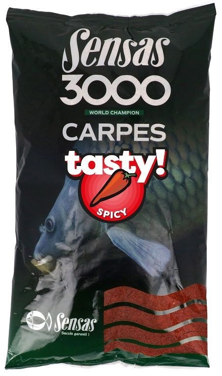 Sensas Hrană 3000 Carp Tasty 1kg Spicy