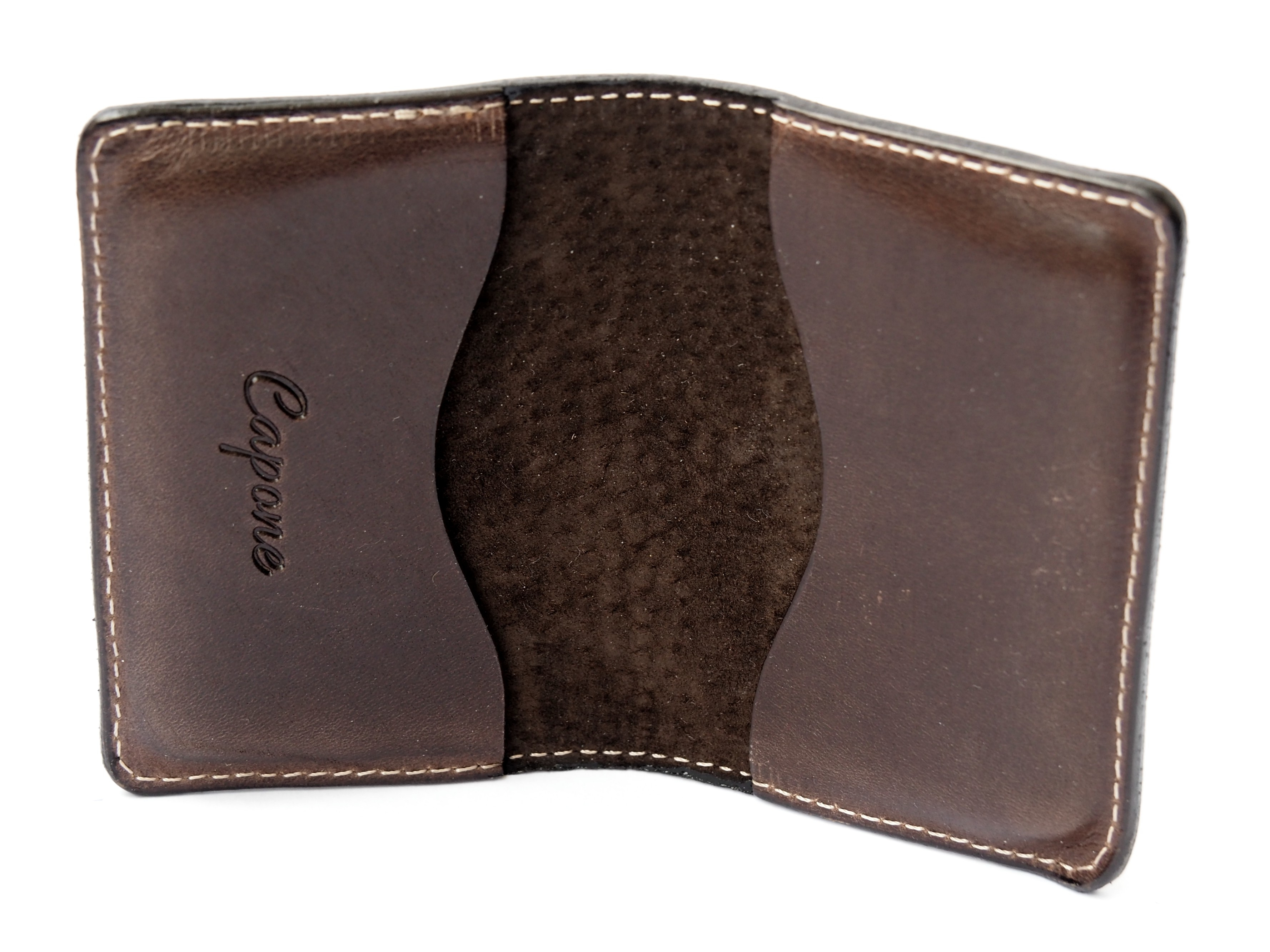 Capone Leather Card Holder Al Brown