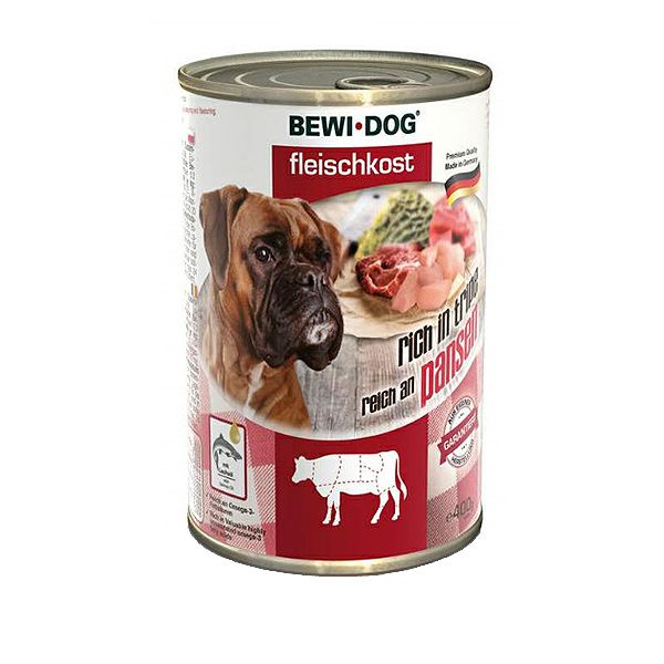 New BEWI DOG konzerv – Marhaaprólék, 400g