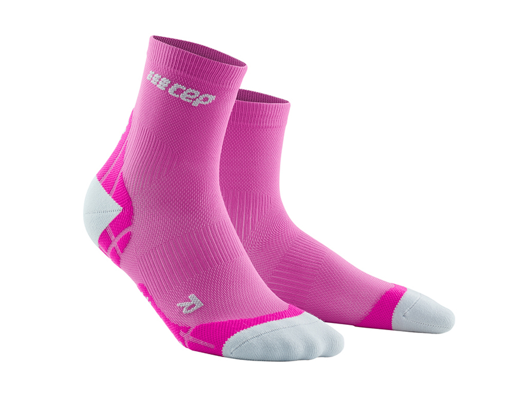 CEP Krátke Ponožky Ultralight W pink/light grey