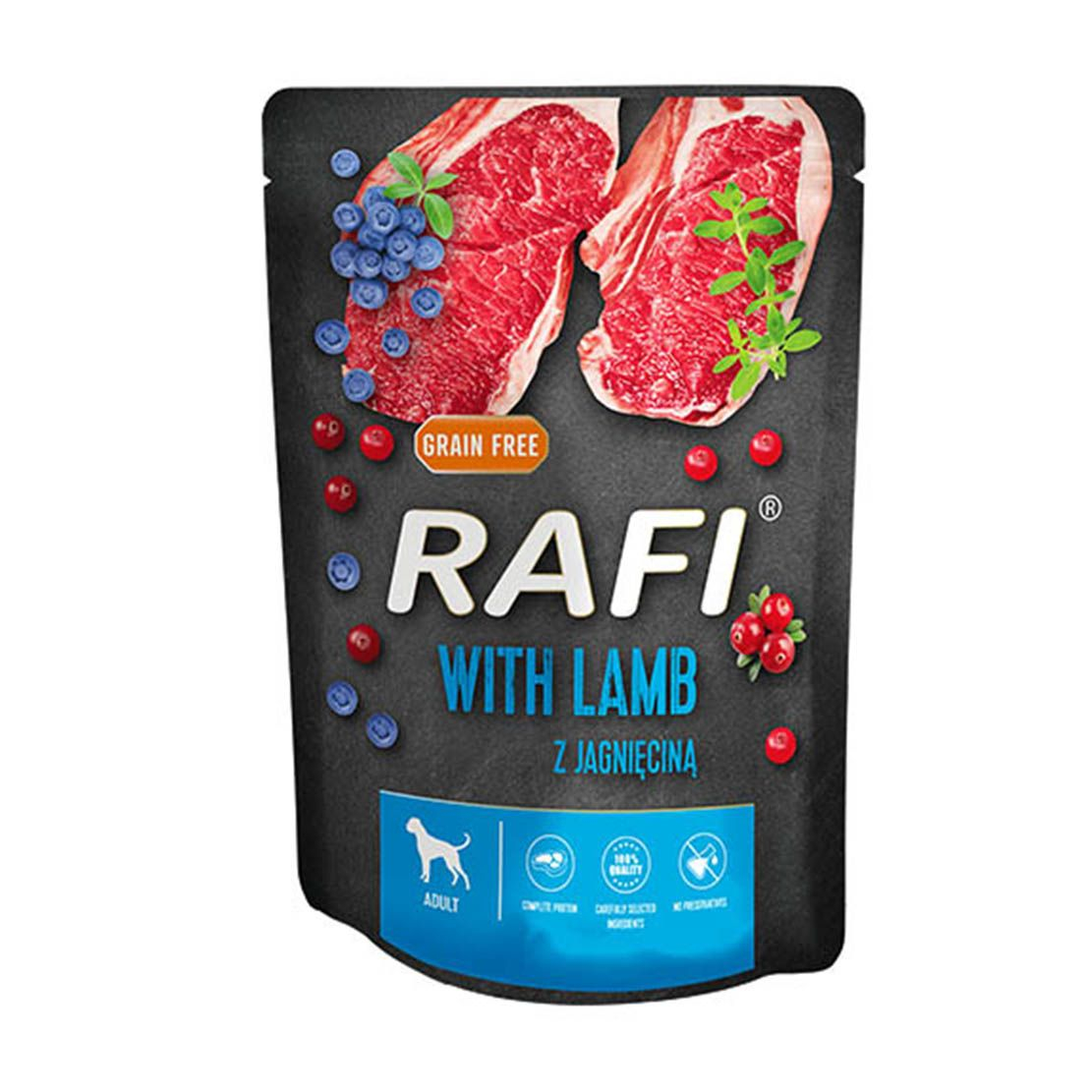 Rafi Adult GF Paté with Lamb 500 g