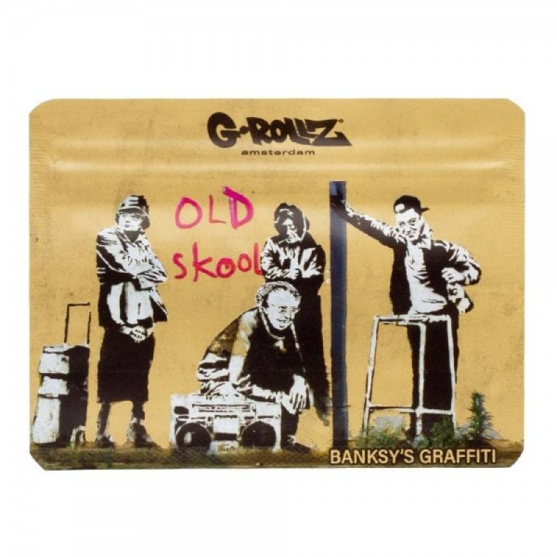 Zip vrecko G-Rollz Banksyho graffiti - 105x80mm Old Skool