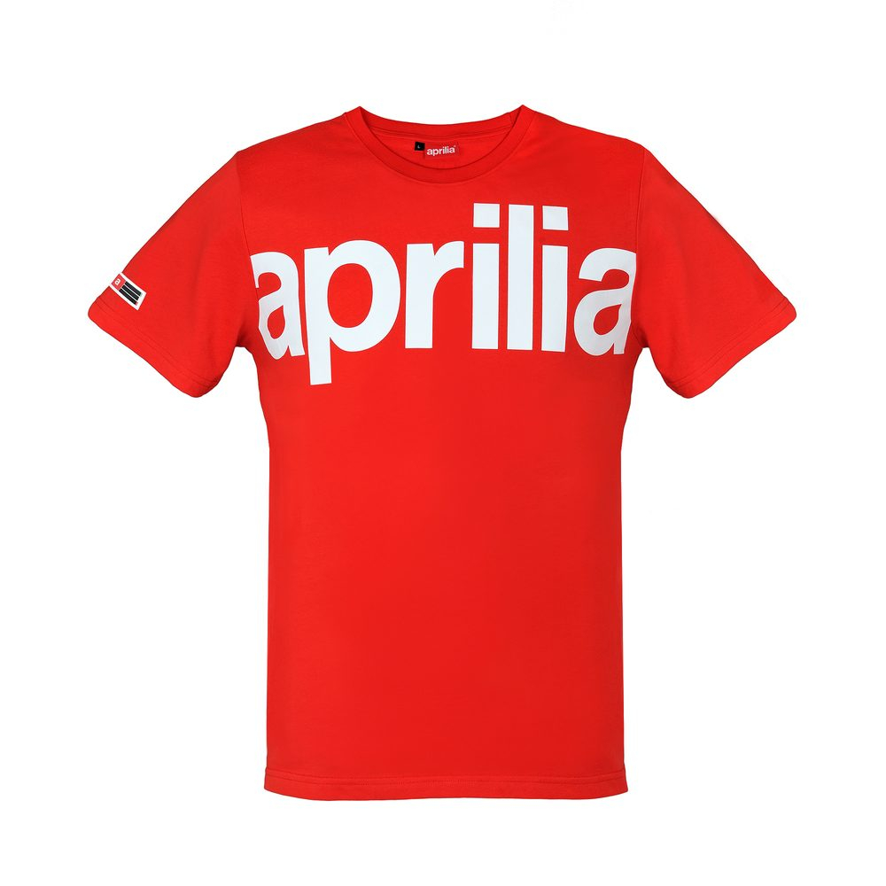 Aprilia T-shirt Aprilia Big Logo - röd - S