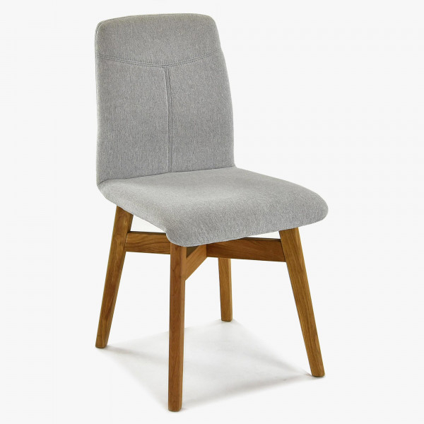 YORK chair for dining room, grey - easy clean