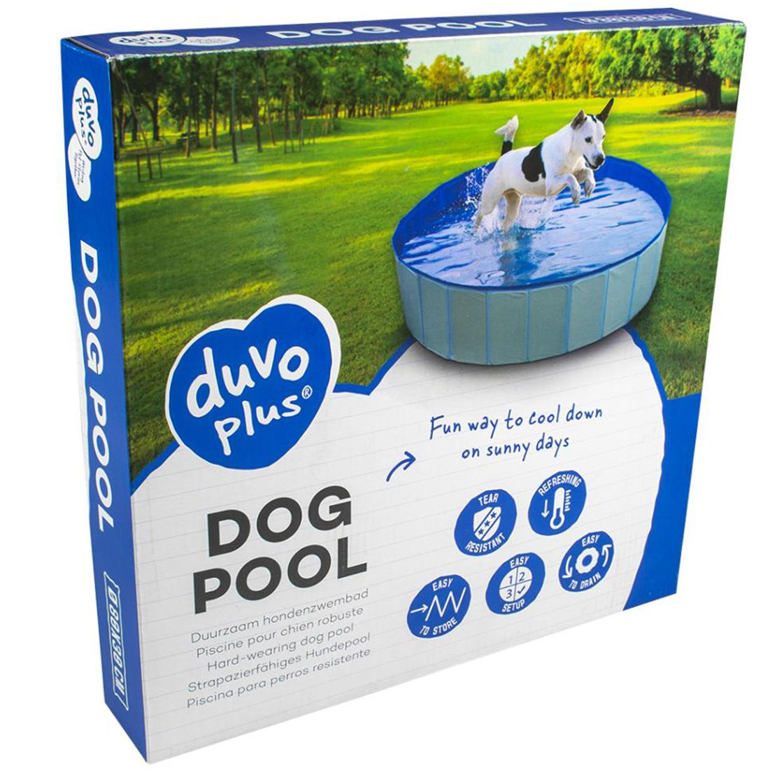 DUVO+ Piscină pentru câini 80 x 30 cm