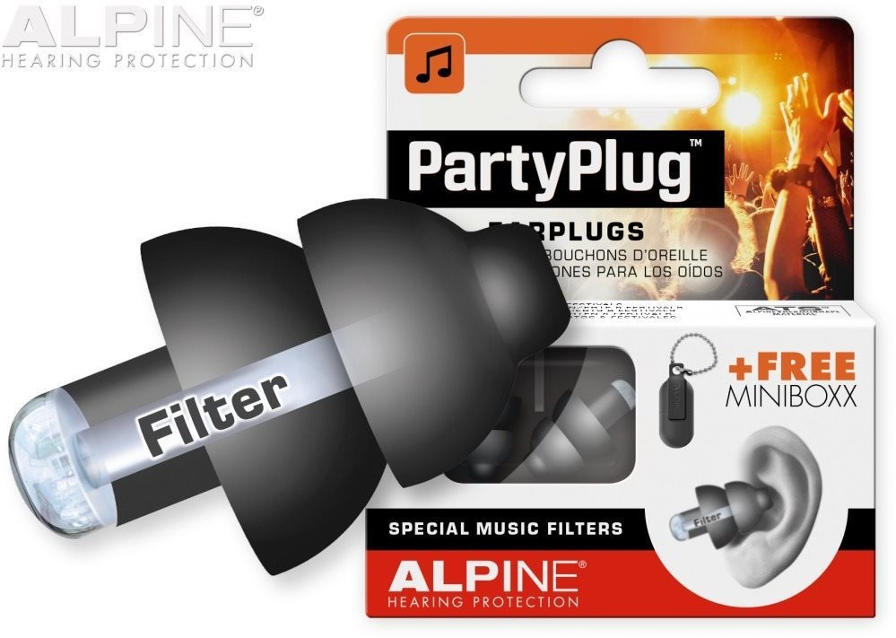 Füldugó ALPINE PartyPlug Black