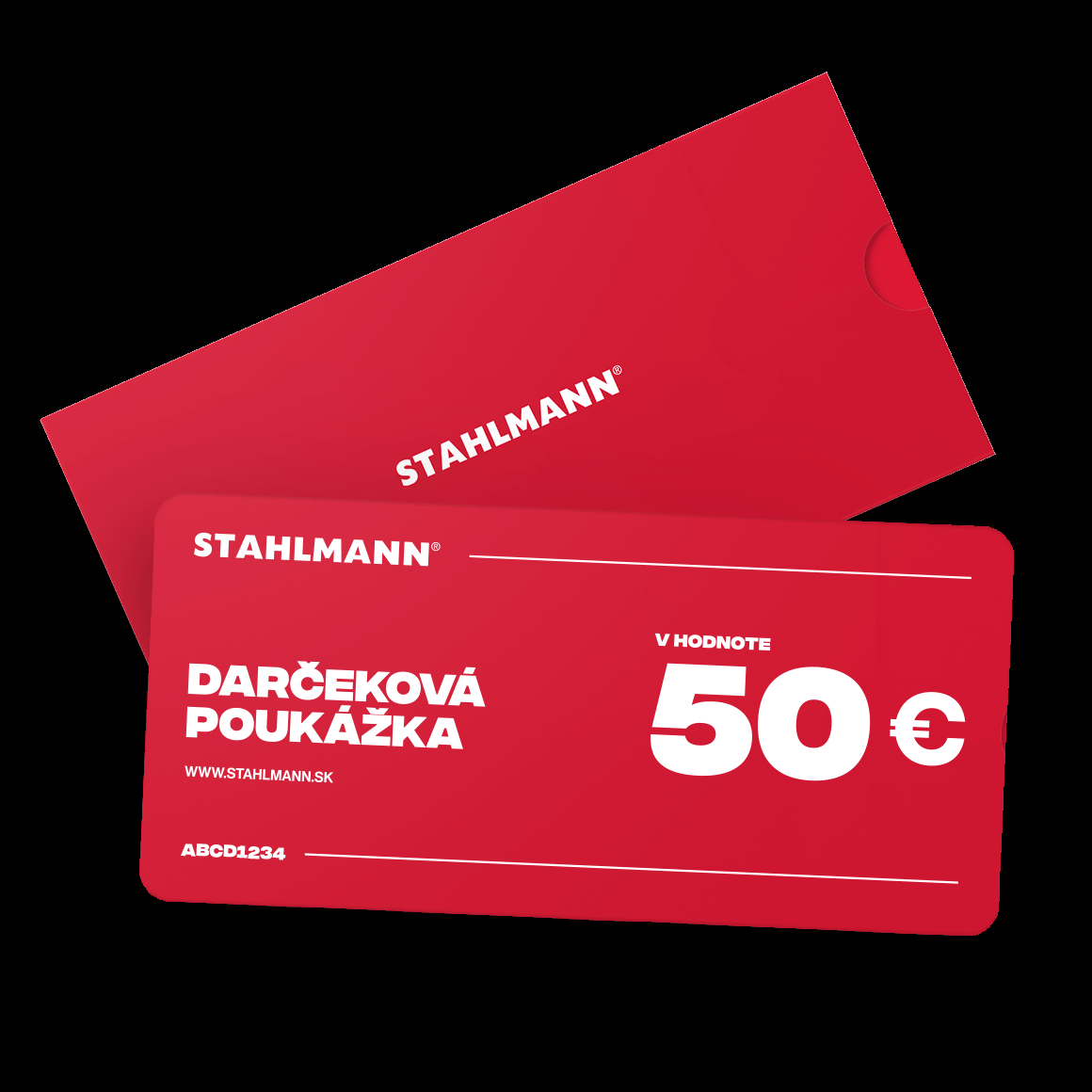 STAHLMANN 50€ Darčeková poukážka VOUCHER 50€