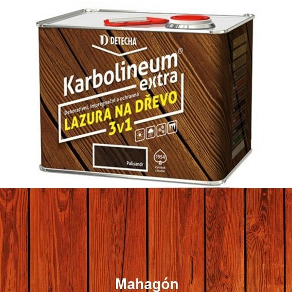 KARBOLINEUM Extra na drevo mahagón, sud 160 kg
