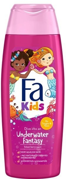 FA Kids Mermaid 2v1, Detský šampón a sprchový gél 250 ml