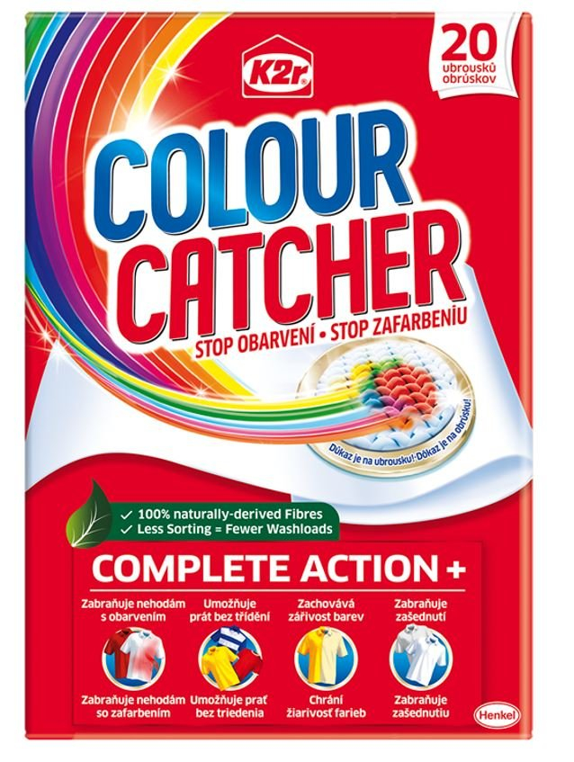 K2r pracie obrúsky Colour Catcher 20 ks