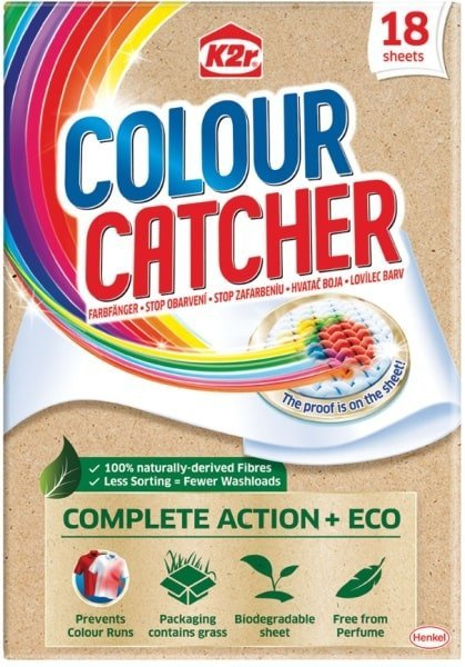 K2r pracie obrúsky Colour Catcher Complete Action Eco 18 ks