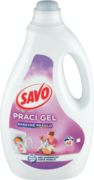 SAVO Color laundry gel for colored laundry 48 washes - colored