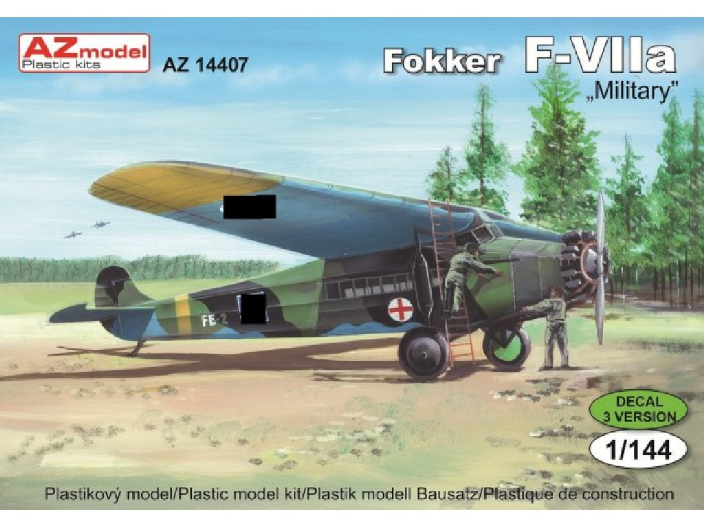 AKCE 1/144 Fokker F-VIIa Military