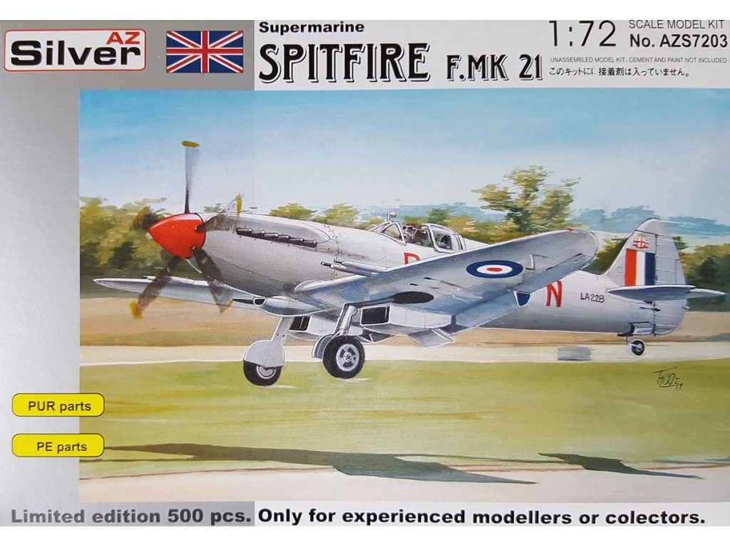 AKCE 1/72 Spitfire Mk.21