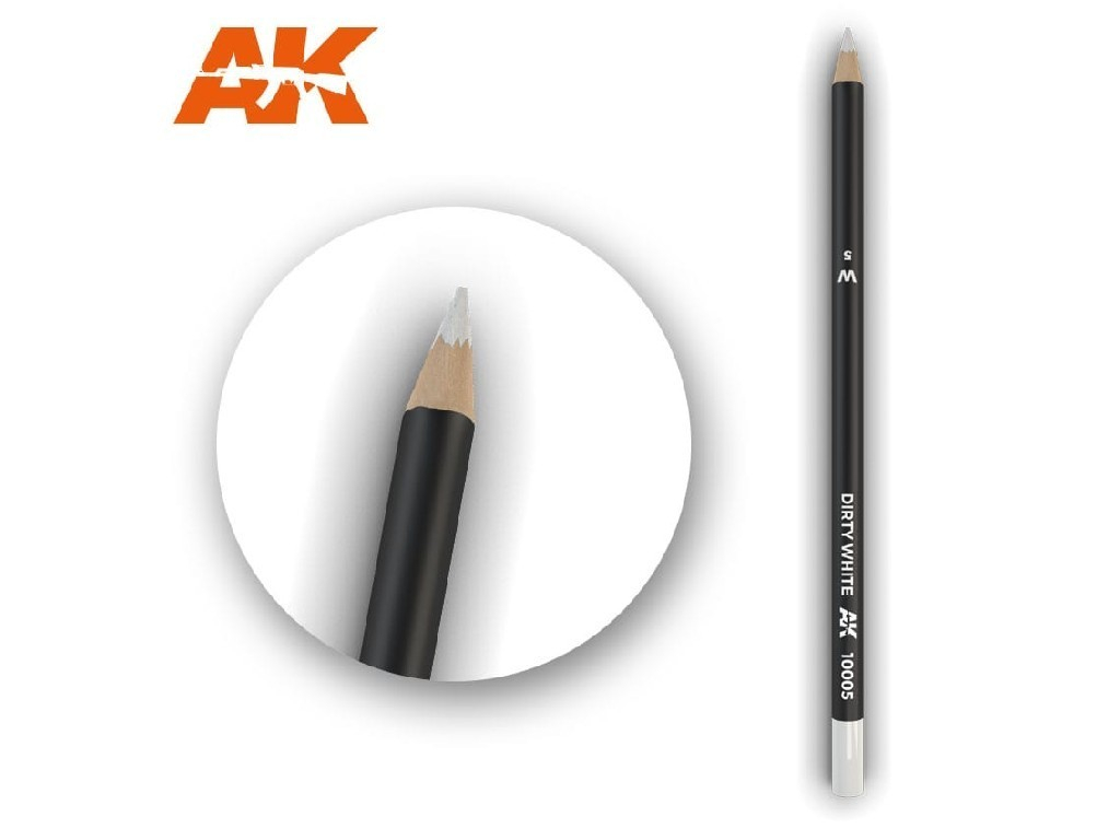 AK Interactive - AK10005 - Akvarelová tužka na odřeniny - Dirty White