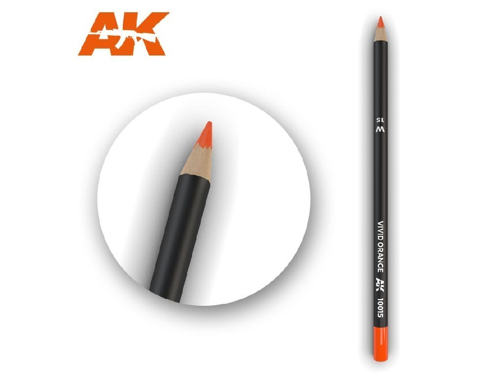 AK Interactive - AK10015 - Akvarelová tužka na odřeniny - Vivid Orange