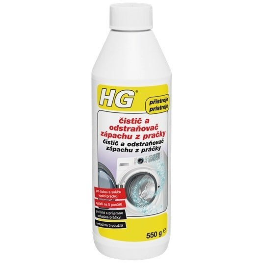 HG čistiaci prostriedok na zapáchajúce práčky 550 g