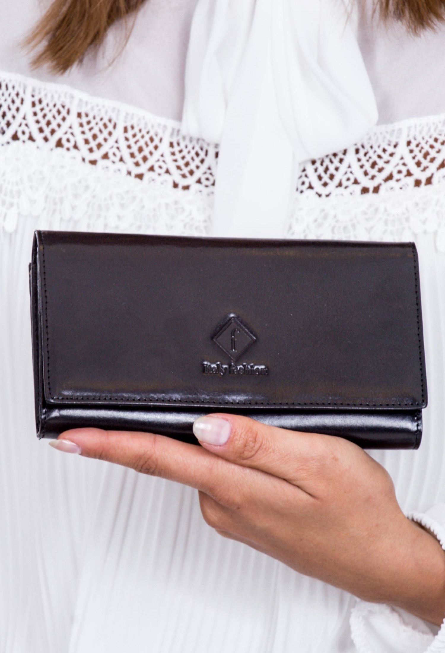 CAVALDI Čierna dámska peňaženka Farba: čierna, Veľkosť: UNI