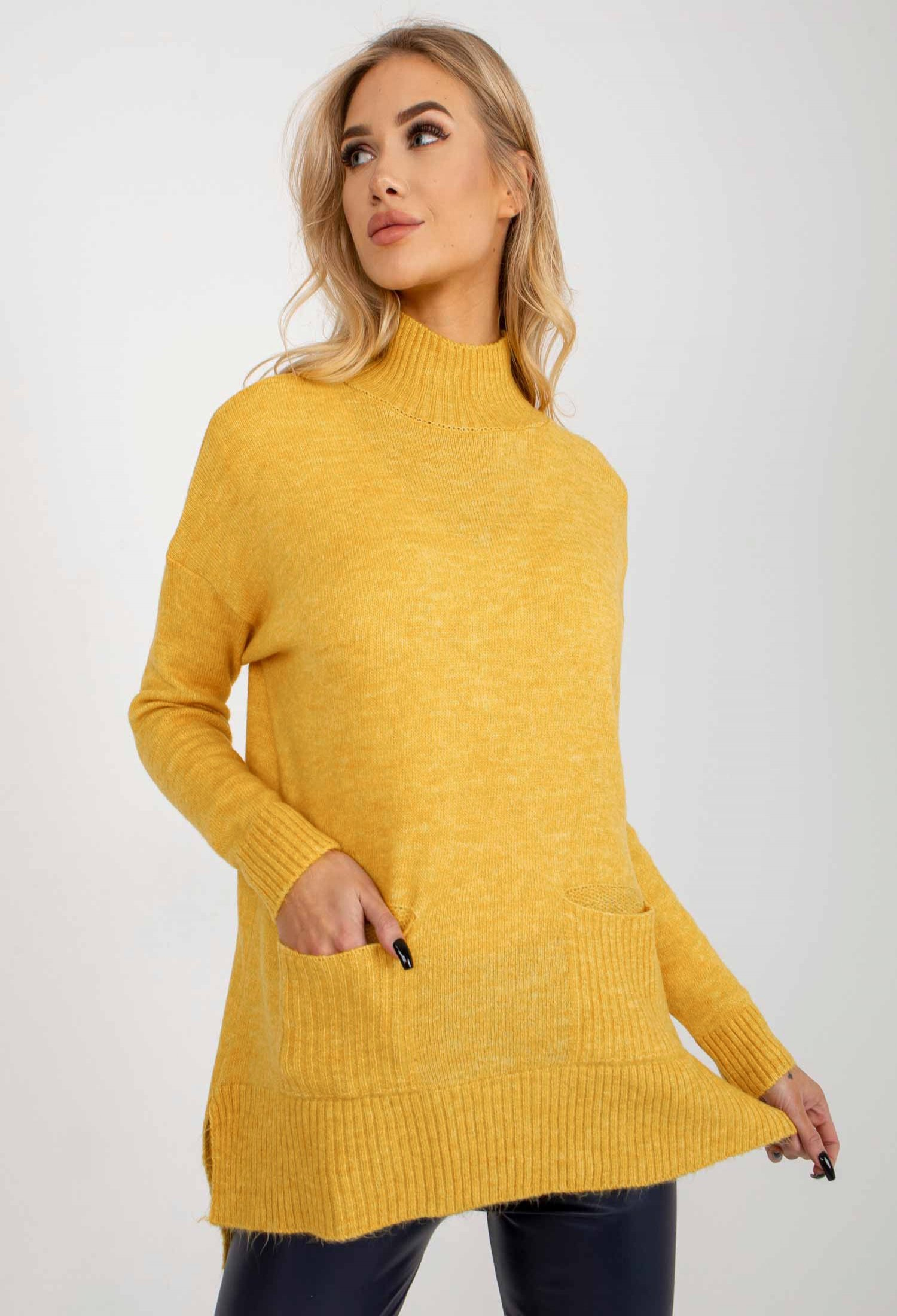 FP Žltý dámsky sveter Farba: žltá, Veľkosť: UNI